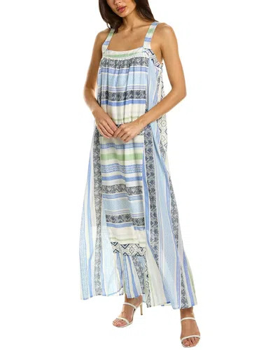 Lovestitch Midi Dress In Blue