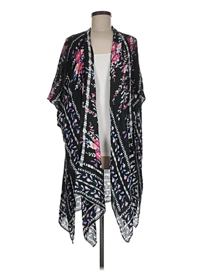 Pre-owned Lovestitch Poncho In Black