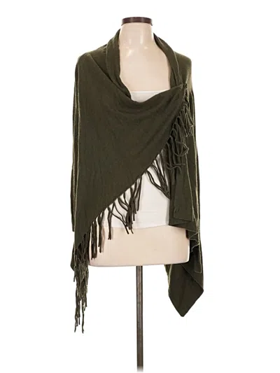 Pre-owned Lovestitch Poncho In Green