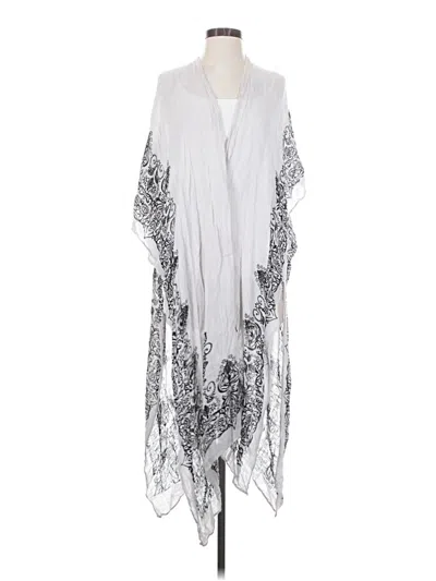Pre-owned Lovestitch Poncho In Silver