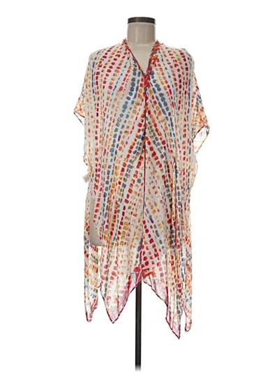 Pre-owned Lovestitch Poncho In White