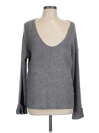 Lovestitch Pullover Sweater In Gray