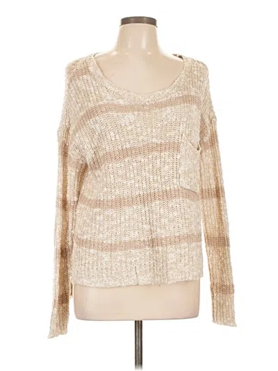 Pre-owned Lovestitch Pullover Sweater In Tan