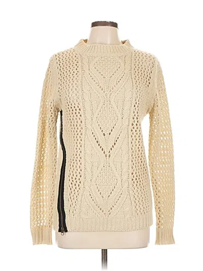 Pre-owned Lovestitch Pullover Sweater In White