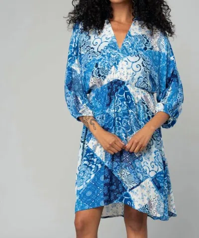 Lovestitch Romina Dress In Navy In Blue