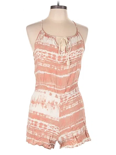 Pre-owned Lovestitch Romper In Orange