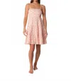 Lovestitch Rosie Mini Dress In Natural/pink In Pink