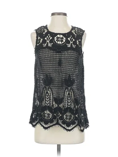 Pre-owned Lovestitch Sleeveless Blouse In Black