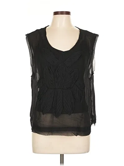 Pre-owned Lovestitch Sleeveless Blouse In Black