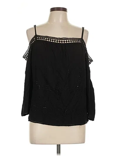 Pre-owned Lovestitch Sleeveless Blouse In Black