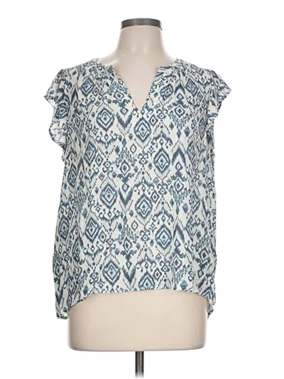 Pre-owned Lovestitch Sleeveless Blouse In Blue