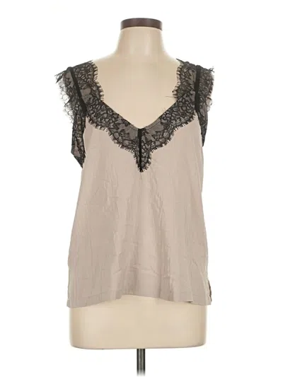 Pre-owned Lovestitch Sleeveless Blouse In Gray