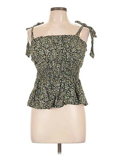 Pre-owned Lovestitch Sleeveless Blouse In Green