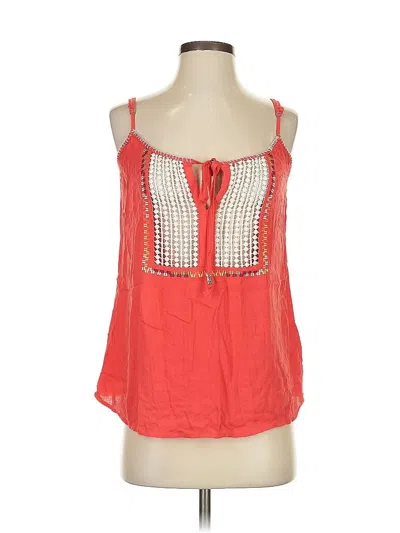 Pre-owned Lovestitch Sleeveless Blouse In Red