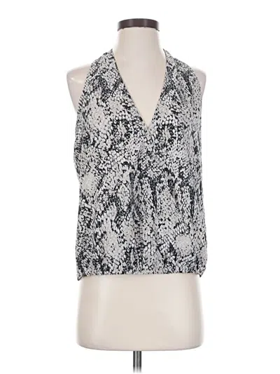 Pre-owned Lovestitch Sleeveless Blouse In Silver
