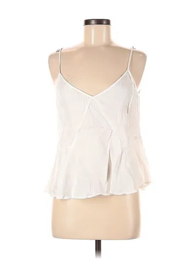 Pre-owned Lovestitch Sleeveless Blouse In White