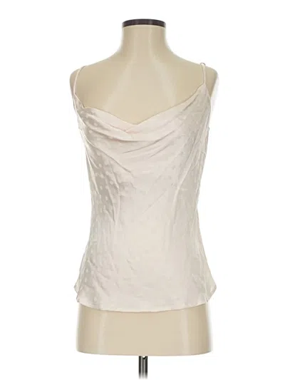 Pre-owned Lovestitch Sleeveless Blouse In White