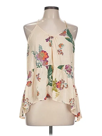 Pre-owned Lovestitch Sleeveless Blouse In White