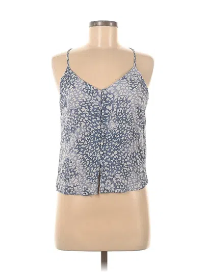 Pre-owned Lovestitch Sleeveless Top Blue Halter Neckline Tops