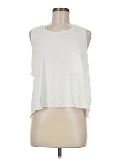 Pre-owned Lovestitch Sleeveless T-shirt In Ivory
