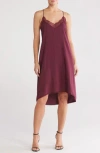 Lovestitch Slip Dress In Wine