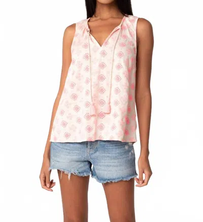 Lovestitch Sonora Tank Top In Natural/pink