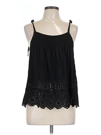 Pre-owned Lovestitch Tank Top Black Halter Neckline Tops