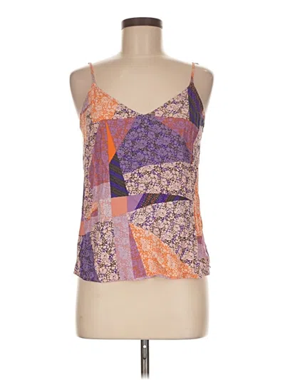 Pre-owned Lovestitch Tank Top Purple Strapless Neckline Tops