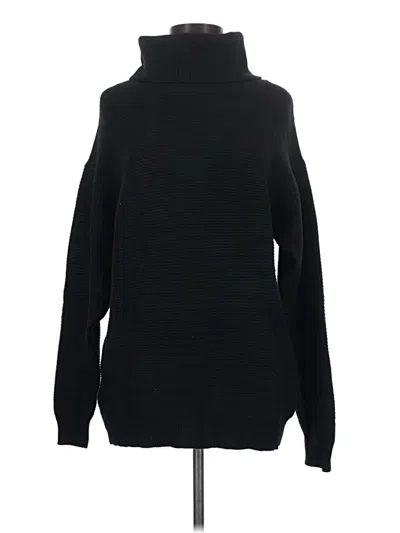 Pre-owned Lovestitch Turtleneck Sweater In Black