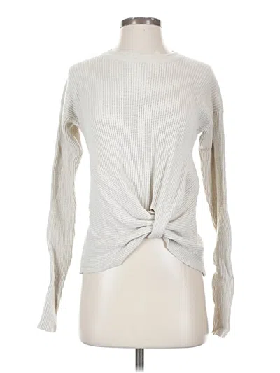 Pre-owned Lovestitch Turtleneck Sweater In White