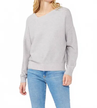 Lovestitch Vaira Sweater In Heather Grey In Gray