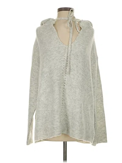 Pre-owned Lovestitch Zip Up Hoodie In Gray