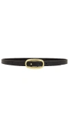 Lovestrength Thin Elongated Buckle In Black