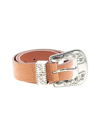 Pre-owned Lovestrength Leather Belt In Brown
