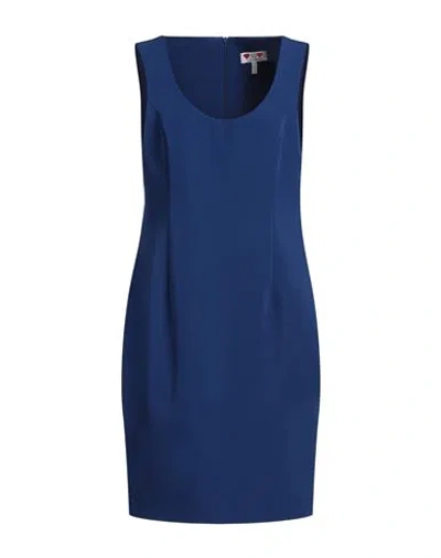 Lovetolove® Lovetolove Woman Midi Dress Blue Size 14 Polyester, Elastane