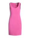 Lovetolove® Lovetolove Woman Midi Dress Fuchsia Size 10 Polyester In Pink