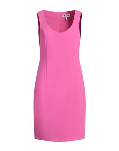 Lovetolove® Lovetolove Woman Midi Dress Fuchsia Size 10 Polyester In Pink