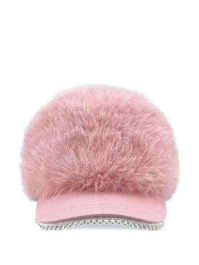 Lovett Faux-fur Cap In Gold