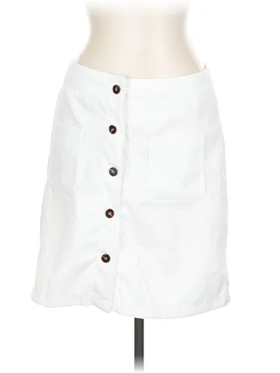 Pre-owned Loveu.dear Casual Skirt In White