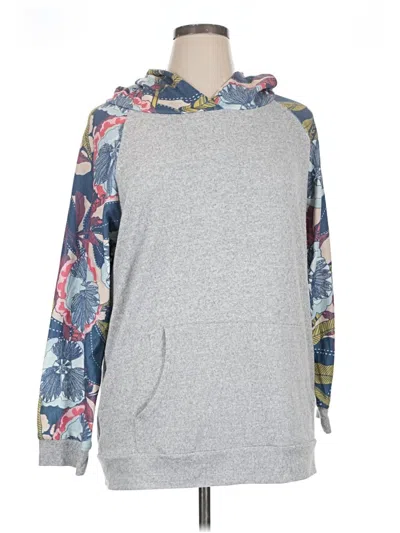 Pre-owned Loveu.dear Pullover Hoodie In Gray