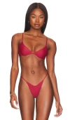 Lovewave Frasier Demi Cup Top In Dead Rose