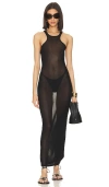 Lovewave Oni Puzzle Maxi Dress In Black