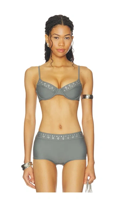Lovewave The Chiaro Top In Gray
