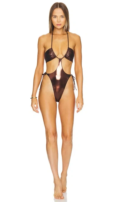 Lovewave The Chloe One Piece In Brown