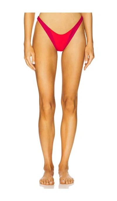Lovewave The Kaimo Bottom In Berry Red & Vermilion