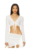 Lovewave The Lenai Knit Top In White