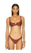 Lovewave The Manuka Top In Auburn Brown