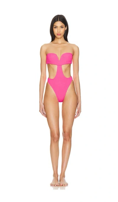 Lovewave The Nobu One Piece In Hot Pink