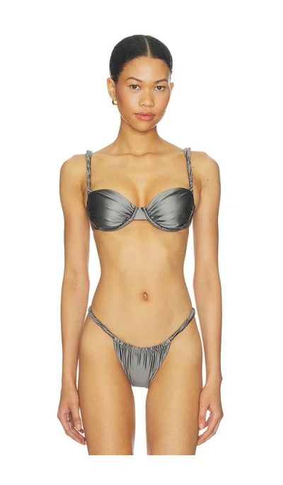 Lovewave The Rowena Top In Silver