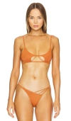 Lovewave The Roy Top In Burnt Orange